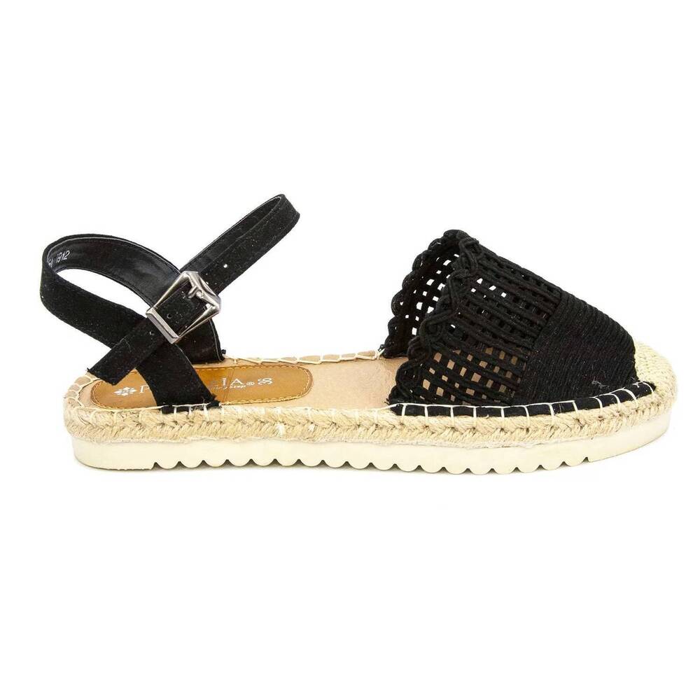 NEW PATRIZIA women's osmin espadrilles in black